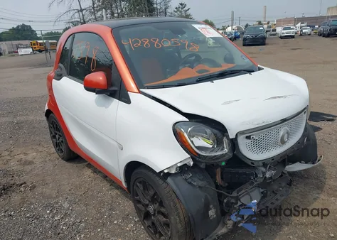 2016 Smart Fortwo из США, поврежденный, VIN WMEFJ5DAXGK054834